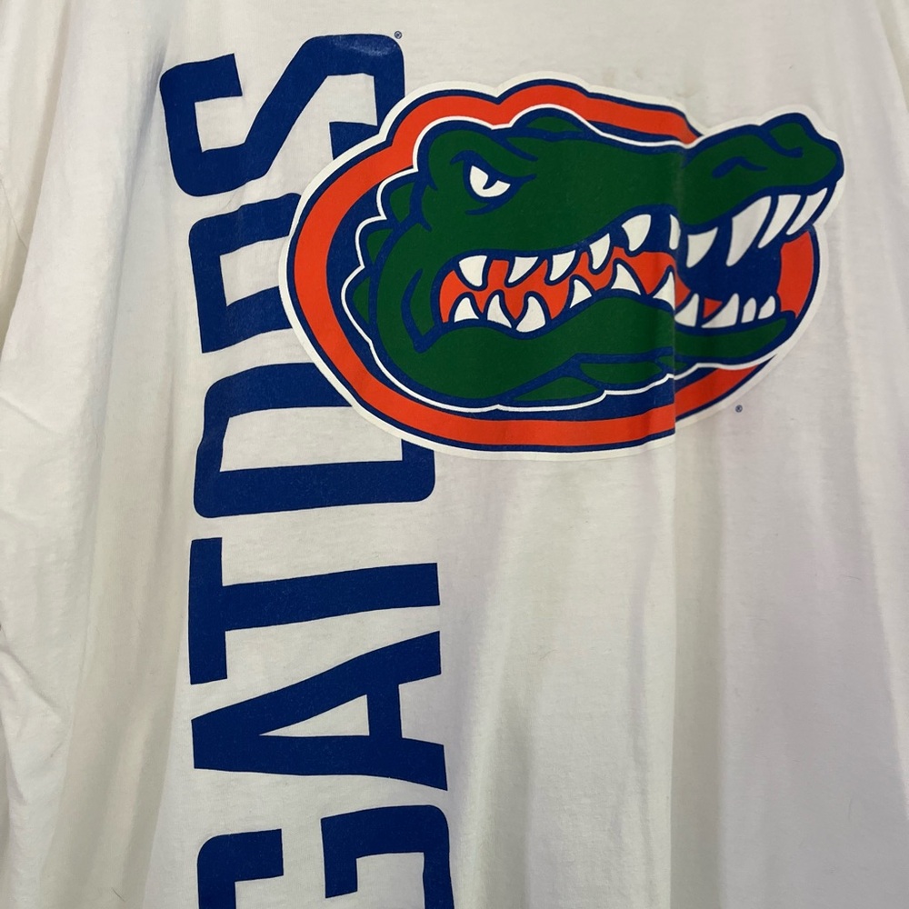University of Florida Gators SEC Gildan Ultra Cotton White T-Shirt Size 4XL - Picture 8 of 9